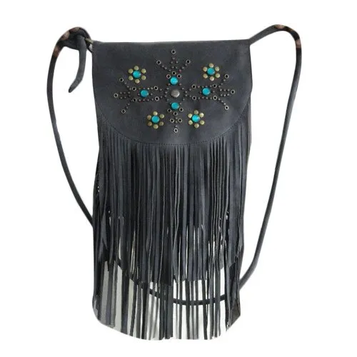 Ladies Embroidered Leather Bag