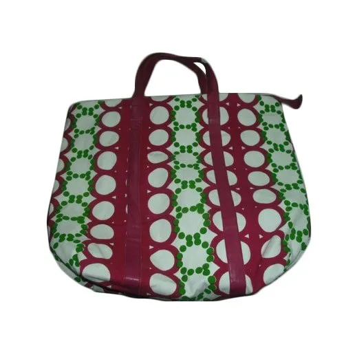Ladies Printed Leather Bag