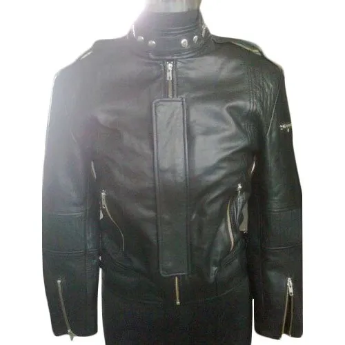 Ladies Designer Black Leather Jacket