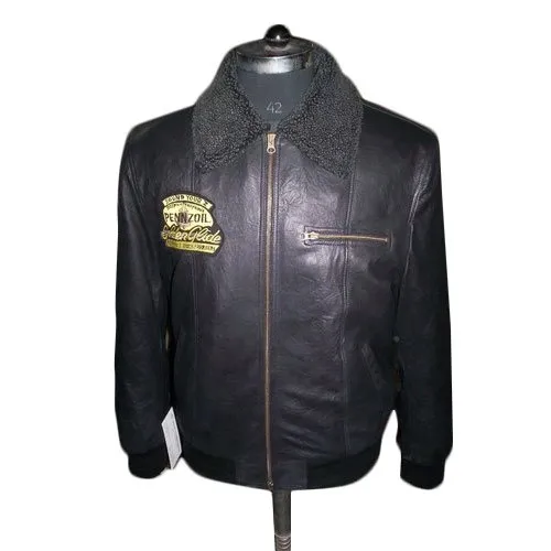 Mens Designer Leather Jacket